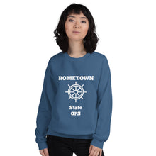 Load image into Gallery viewer, HTP SHIPS WHEEL Unisex Crewneck Sweatshirt
