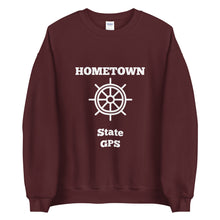 Load image into Gallery viewer, HTP SHIPS WHEEL Unisex Crewneck Sweatshirt
