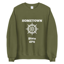 Load image into Gallery viewer, HTP SHIPS WHEEL Unisex Crewneck Sweatshirt
